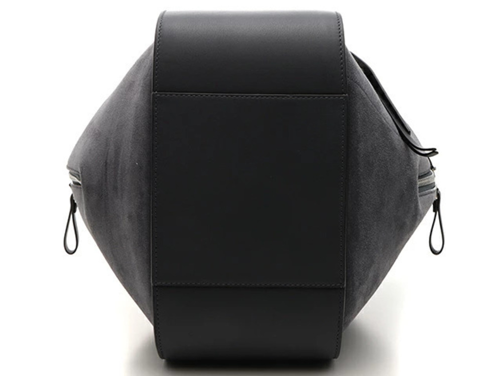 Loewe Hammock Shoulder Bag Anthracite Gray Black Calfskin Suede - Picture 4 of 9